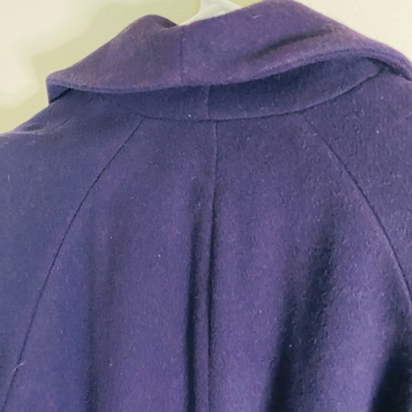 J G Hook wool coat. Purple/plum color; size 12 - Picture 11 of 16